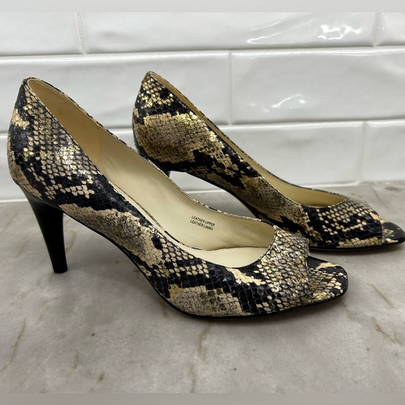 Via Spiga Snakeskin heels size 7.5 - Picture 11 of 12